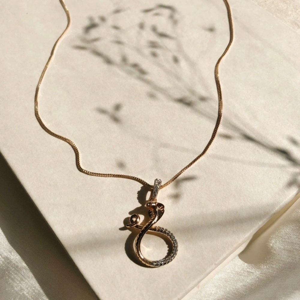 Cleo Snake Necklace
